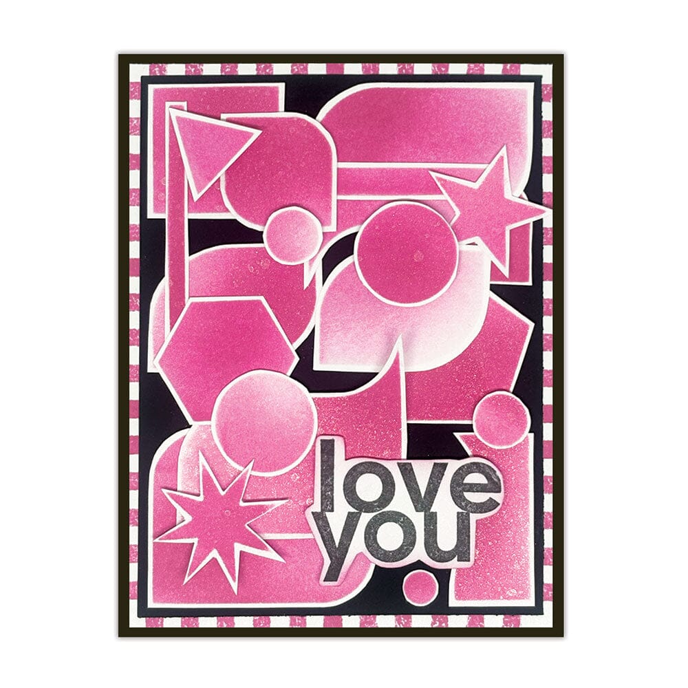 Make-It™ Stencil, Bold Shapes Stencil Make It 