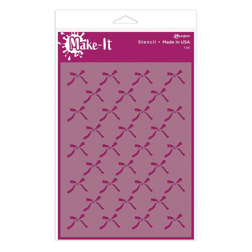 Make-It Stencil, Bow Lattice Stencil Make It 