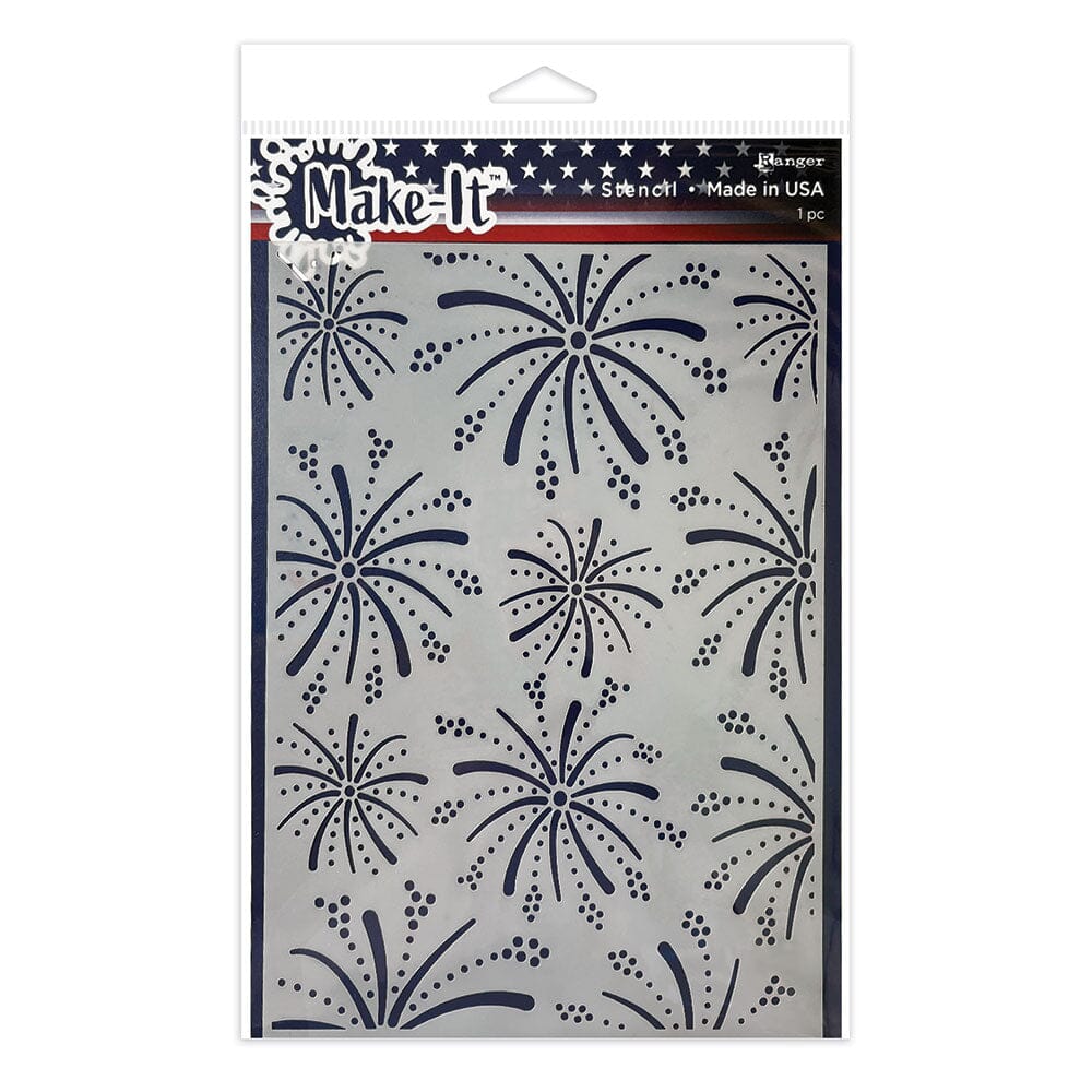 Make-It™ Stencil, Fireworks Stencil Make It 
