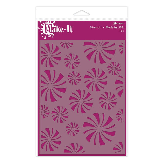 Make-It™ Stencil, Peppermints Stencil Make It 