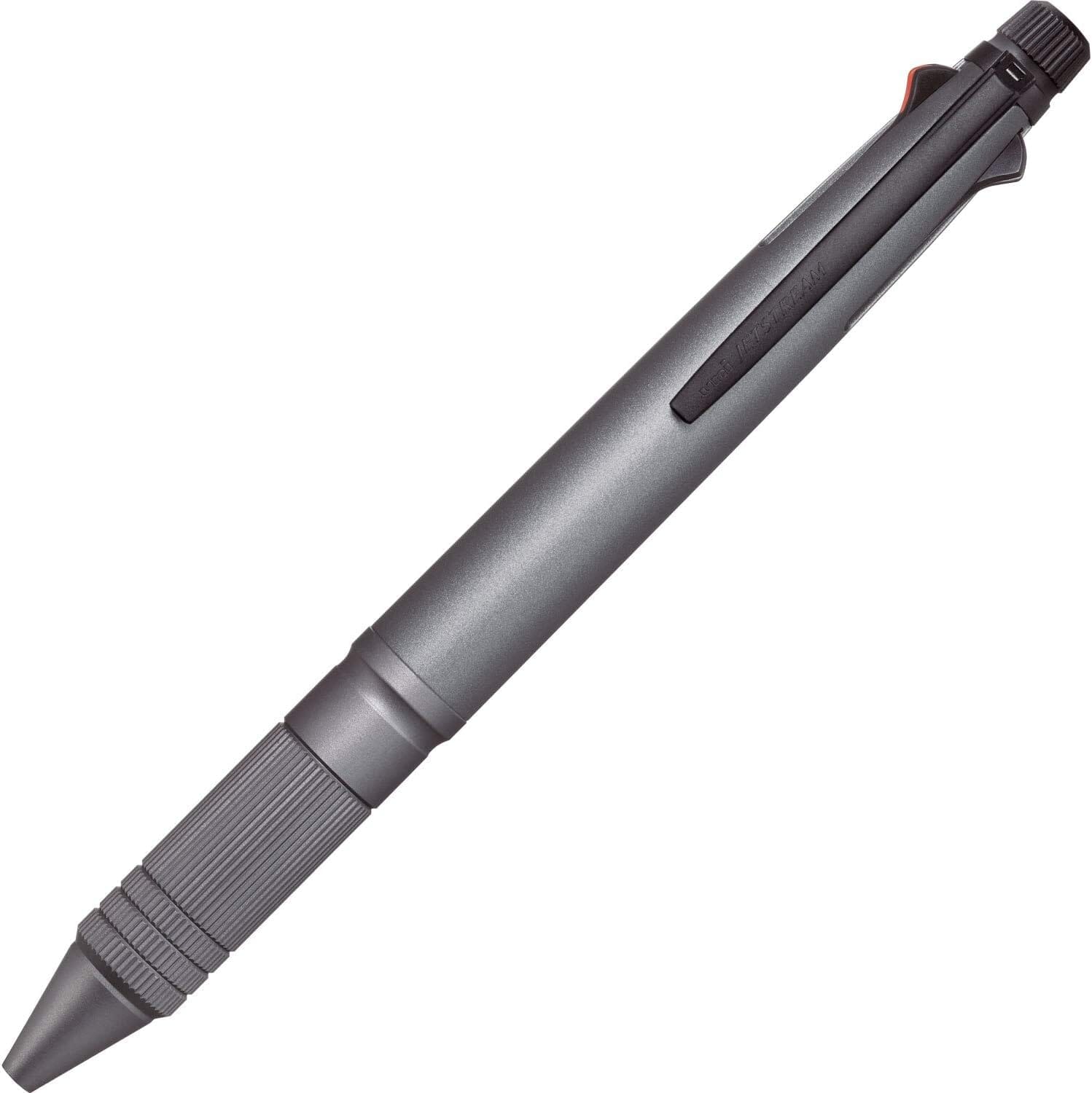 Mitsubishi Prencil Uni Jetstream 4&1 Multi Function Pen Metal Edition 0.5mm - Gun Metallic Writing & Coloring UniBall 