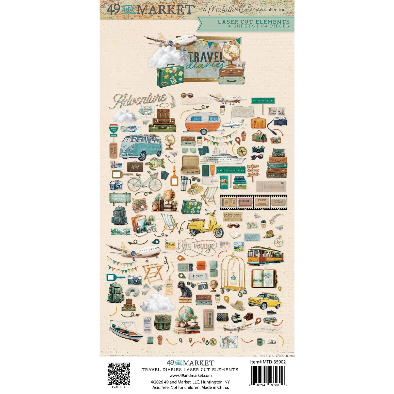 49 and Market Travel Diaries - Laser Cut Elements Surfaces 49 and Market 