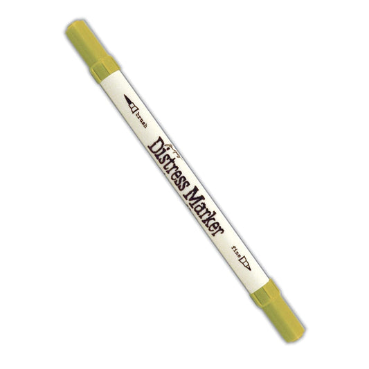 Tim Holtz DistressÂ® Dual Tip Marker Crushed Olive Writing & Coloring Distress 