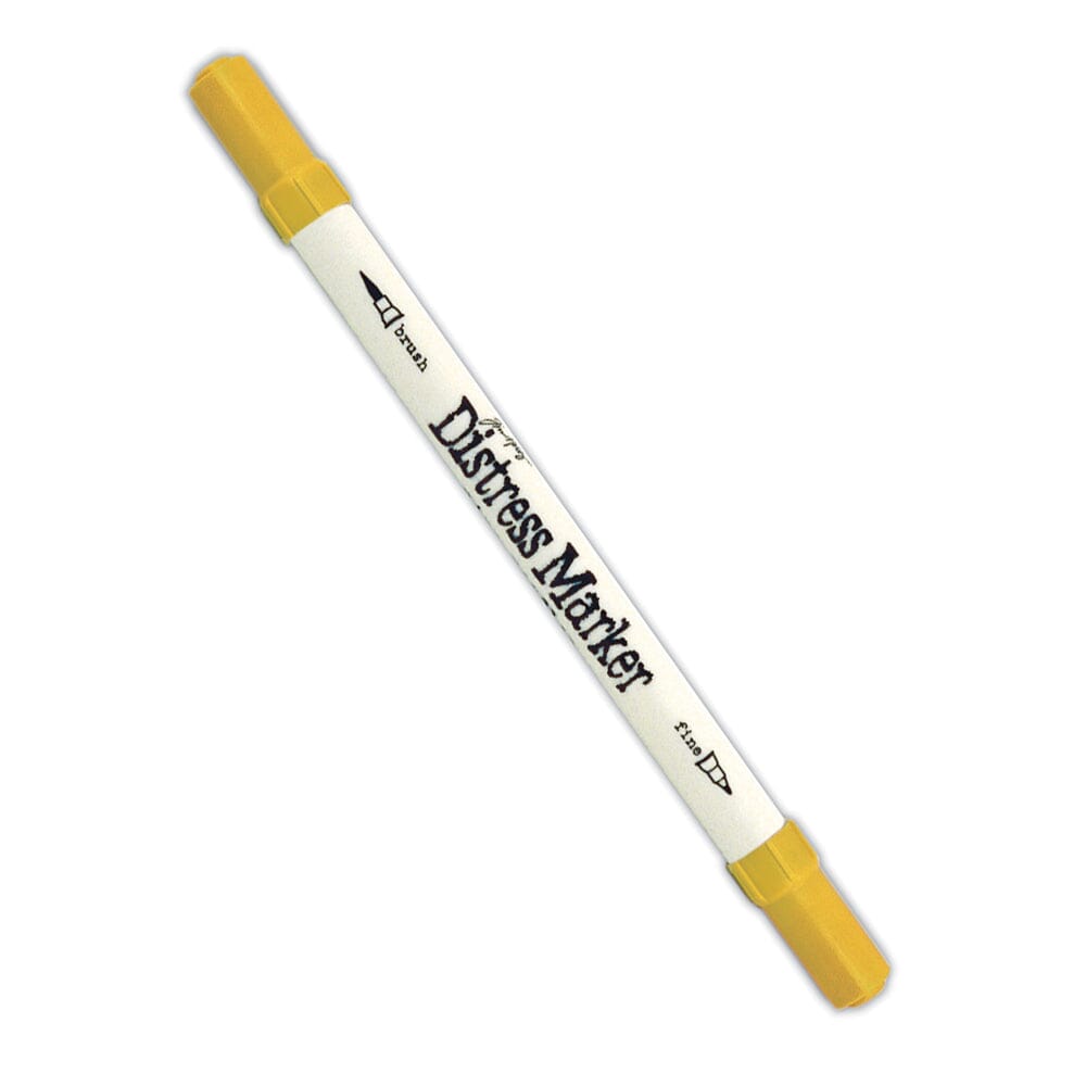 Tim Holtz Distress® Dual Tip Marker Fossilized Amber Writing & Coloring Distress 