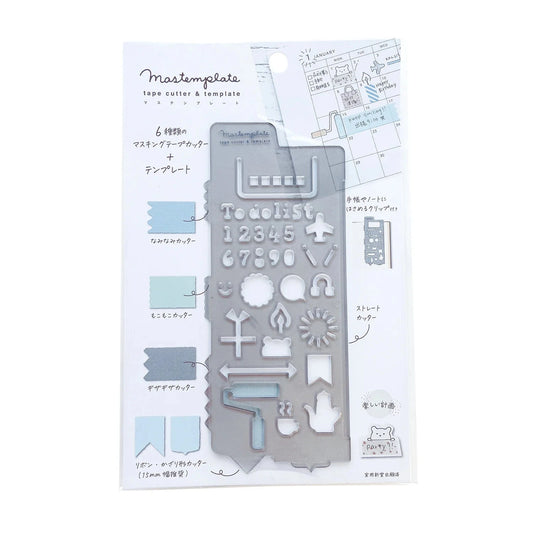 Kutsuwa Mastemplate Tape Cutter & Stencil Template Tools & Accessories Kutsuwa Schedule 