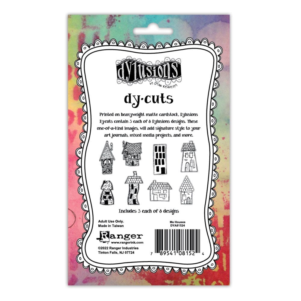 Dylusions Dycuts - Me Houses Surfaces Dylusions 