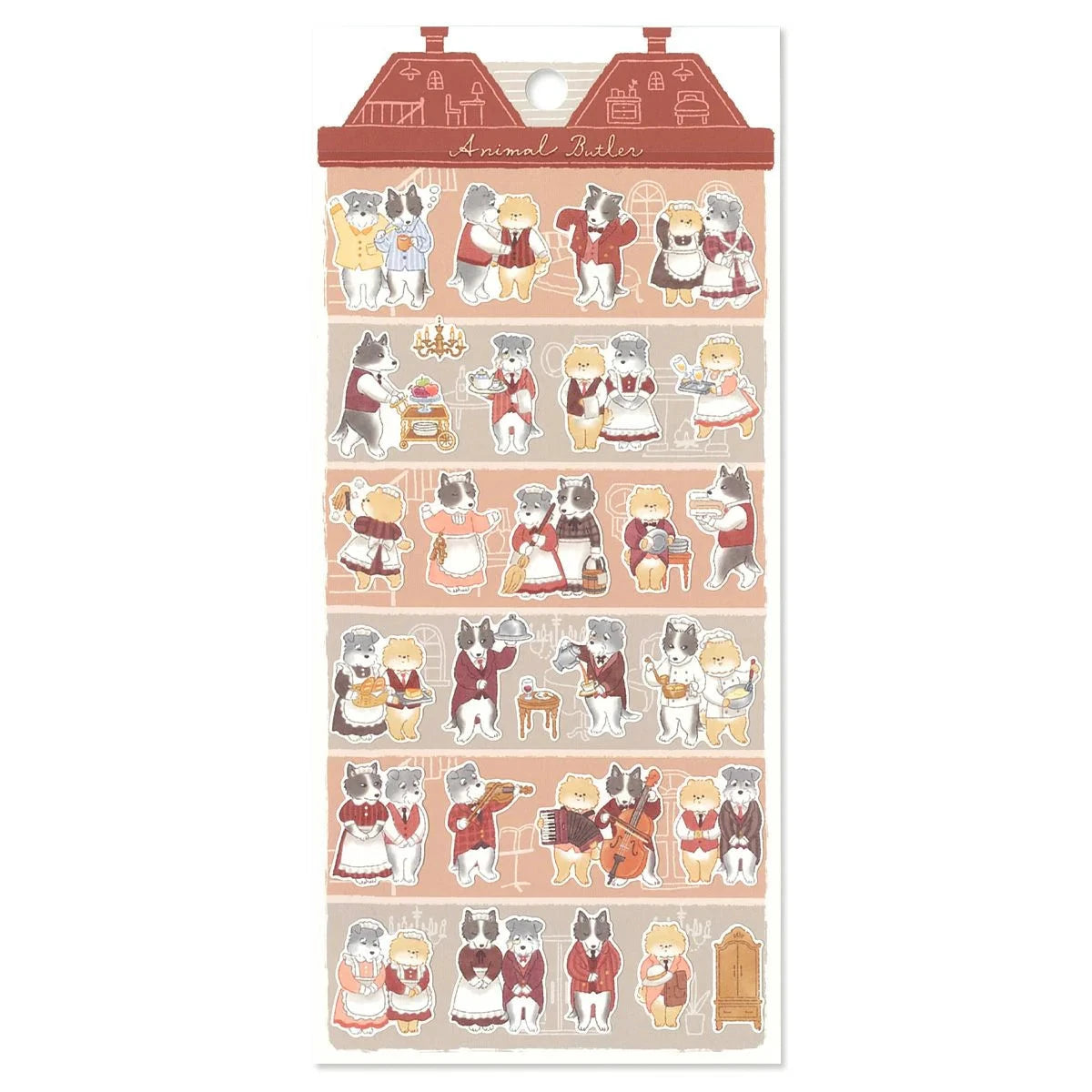 Mind Wave Animal Butler Sticker Sheet Surfaces Mind Wave Dog 