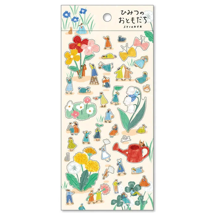 Mind Wave Secret Friend Sticker Sheet - Flower Picking Surfaces Mind Wave 