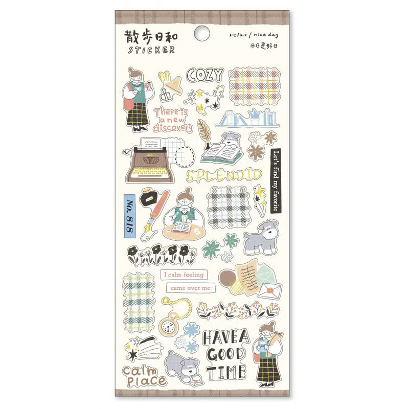 Mind Wave Nice Day Sticker Sheets Surfaces Mind Wave Go to the Stationery 