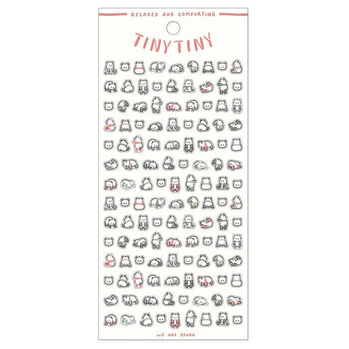 Mind Wave Tiny Tiny Sticker Sheet Surfaces Mind Wave Panda 