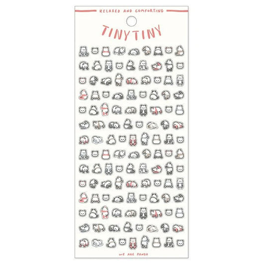 Mind Wave Tiny Tiny Sticker Sheet Surfaces Mind Wave Panda 