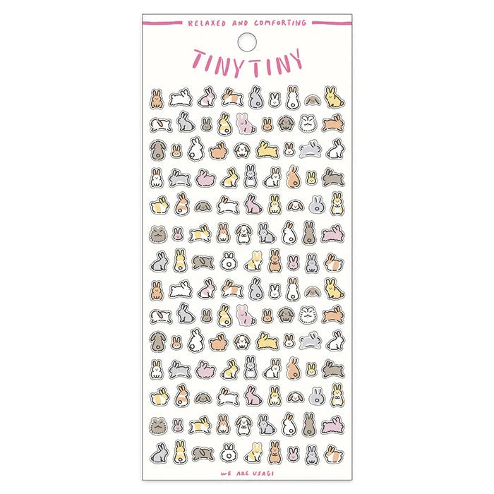 Mind Wave Tiny Tiny Sticker Sheet Surfaces Mind Wave Rabbit 