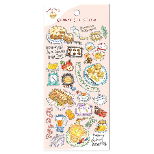 Mind Wave Choosy Life Sticker Sheet Surfaces Mind Wave Make Sweets 