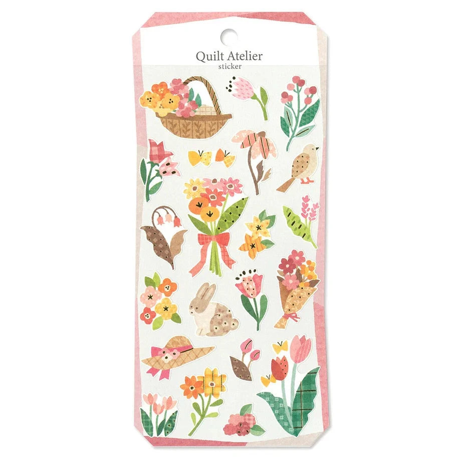 Mind Wave Quilt Atelier Sticker Sheet Surfaces Mind Wave Afternoon Flower Garden 