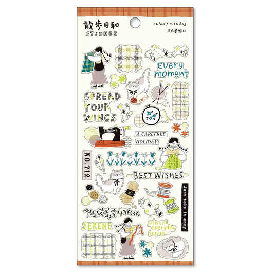 Mind Wave Nice Day Sticker Sheets Surfaces Mind Wave Go to the Craft Store 