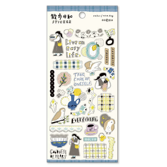 Mind Wave Nice Day Sticker Sheets Surfaces Mind Wave Go to the Pottery Shop 