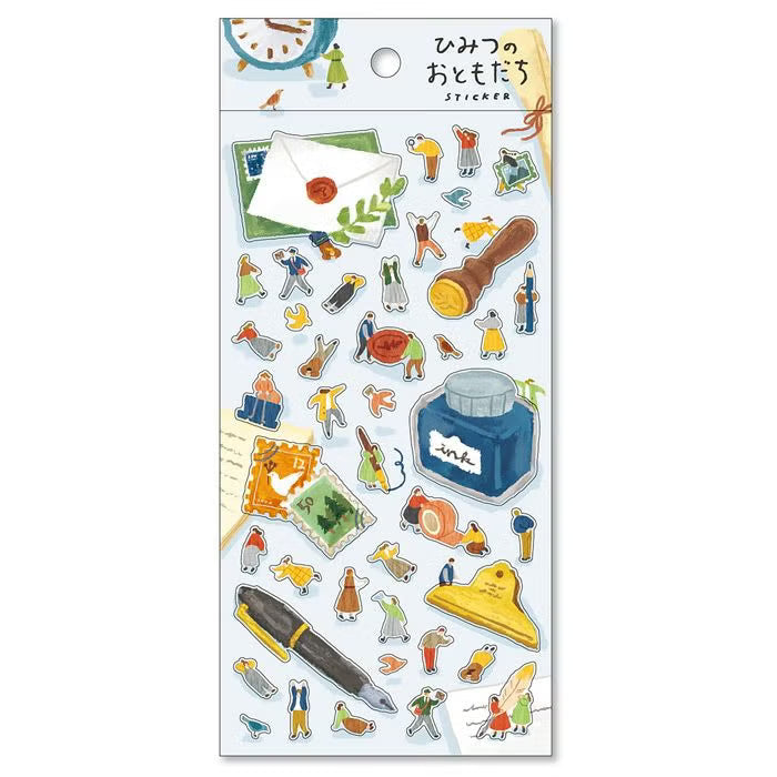 Mind Wave Secret Friend Sticker Sheet - Secret Letter Surfaces Mind Wave 
