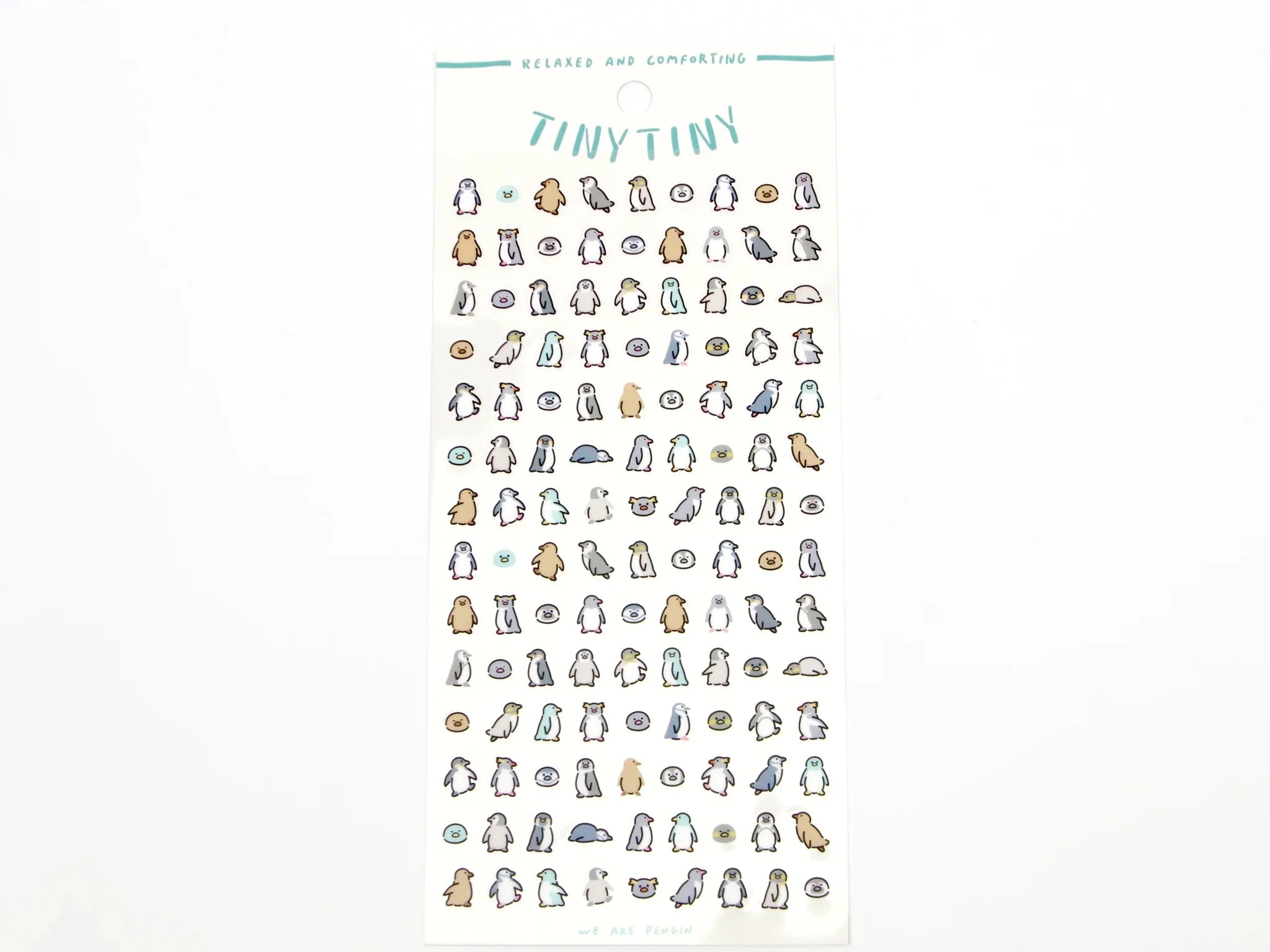 Mind Wave Tiny Tiny Sticker Sheet Surfaces Mind Wave Penguin 