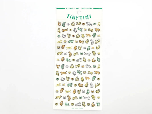 Mind Wave Tiny Tiny Sticker Sheet Surfaces Mind Wave Tiger 