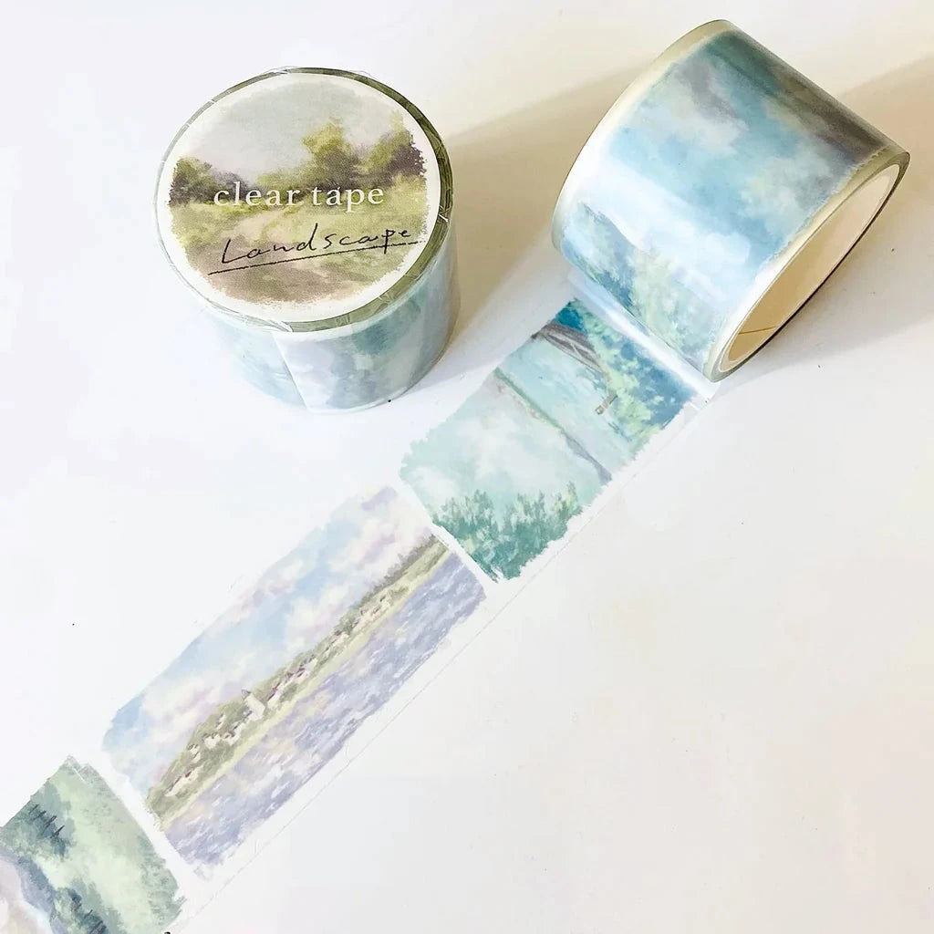 Mind Wave Clear Tape 30mm Landscape Stickers Mind Wave Greenery 