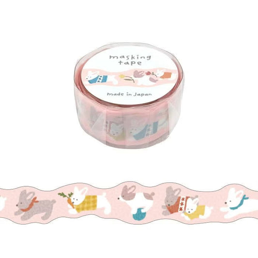 Mind Wave Cozy Masking Tape Die-Cut Stickers Mind Wave Rabbit 