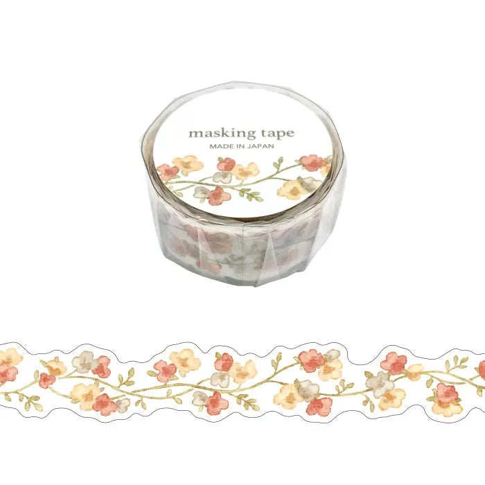Mind Wave Masking Tape - Flower Orange Stickers Mind Wave 