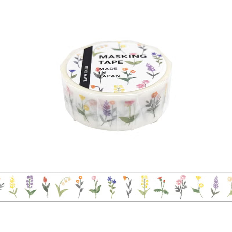 Mind Wave Masking Tape Flowers Stickers Mind Wave Cozy 3 