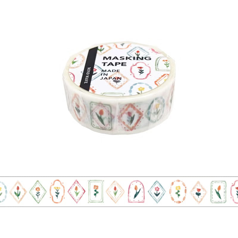 Mind Wave Masking Tape Flowers Stickers Mind Wave Cozy 4 