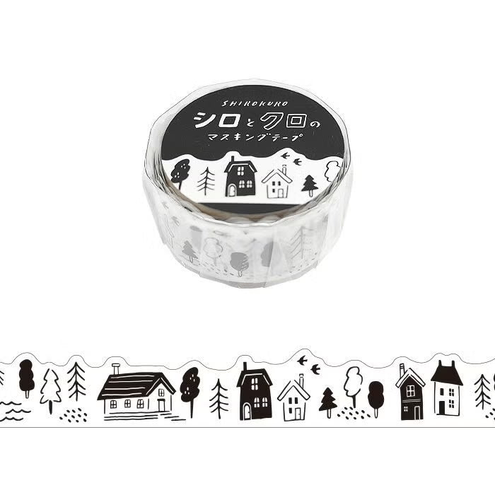 Mind Wave Shiro and Kuro Masking Tape Die-cut Stickers Mind Wave Kurashi 