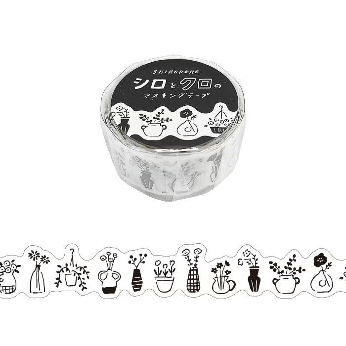 Mind Wave Shiro and Kuro Masking Tape Die-cut Stickers Mind Wave Bottle 