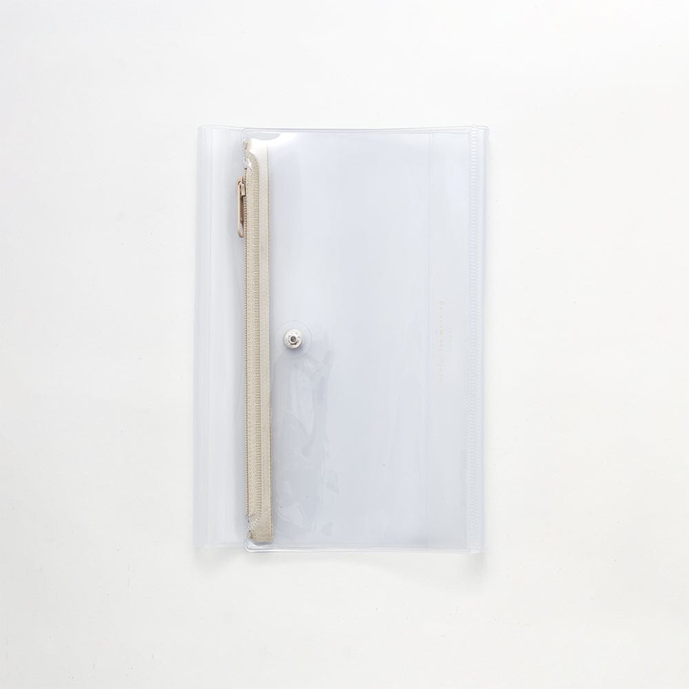 Daigo Isshoni Pen Case Notebook Cover Tools & Accessories Daigo B6 Clear Beige 