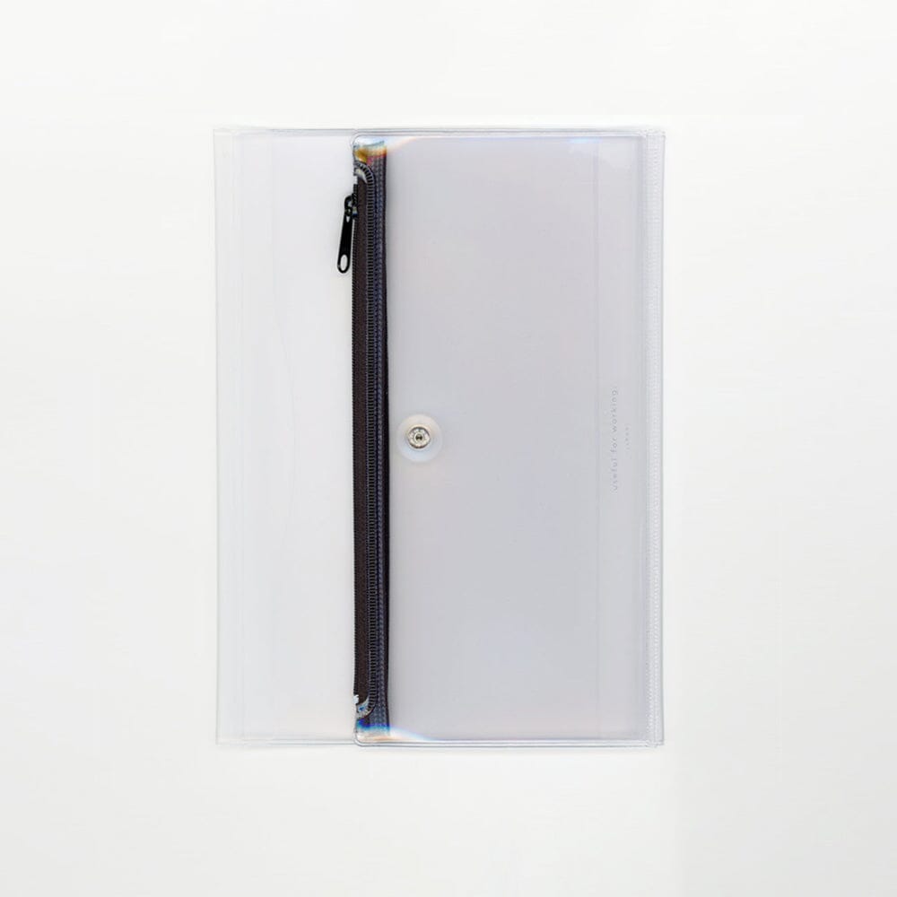 Daigo Isshoni Pen Case Notebook Cover Tools & Accessories Daigo A5 Clear Black 