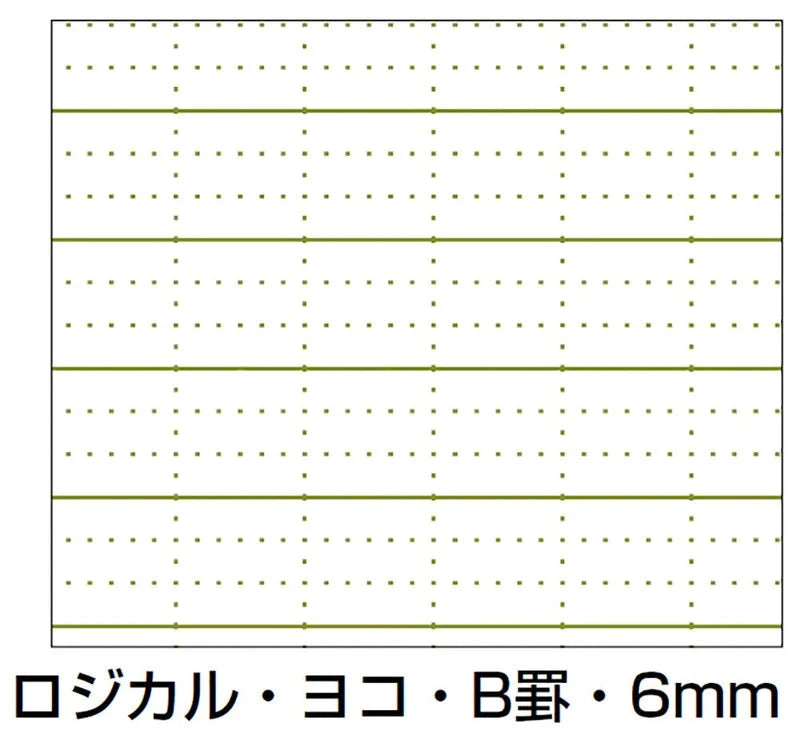Nakabayashi Logical Prime A5 6mm Notebook -Navy Surfaces Sakae 