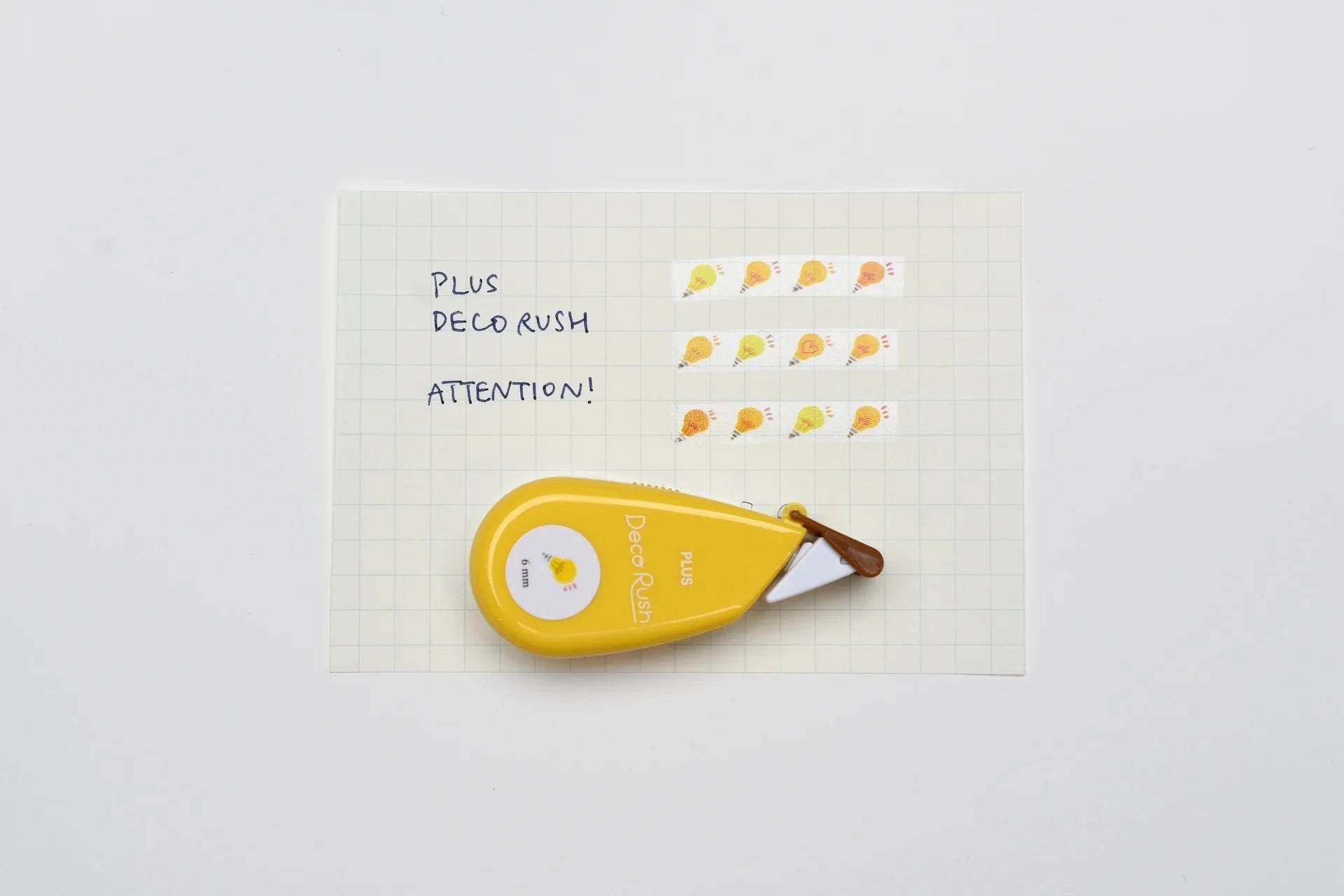 PLUS Deco Rush Tape, Attention! Tools & Accessories PLUS 