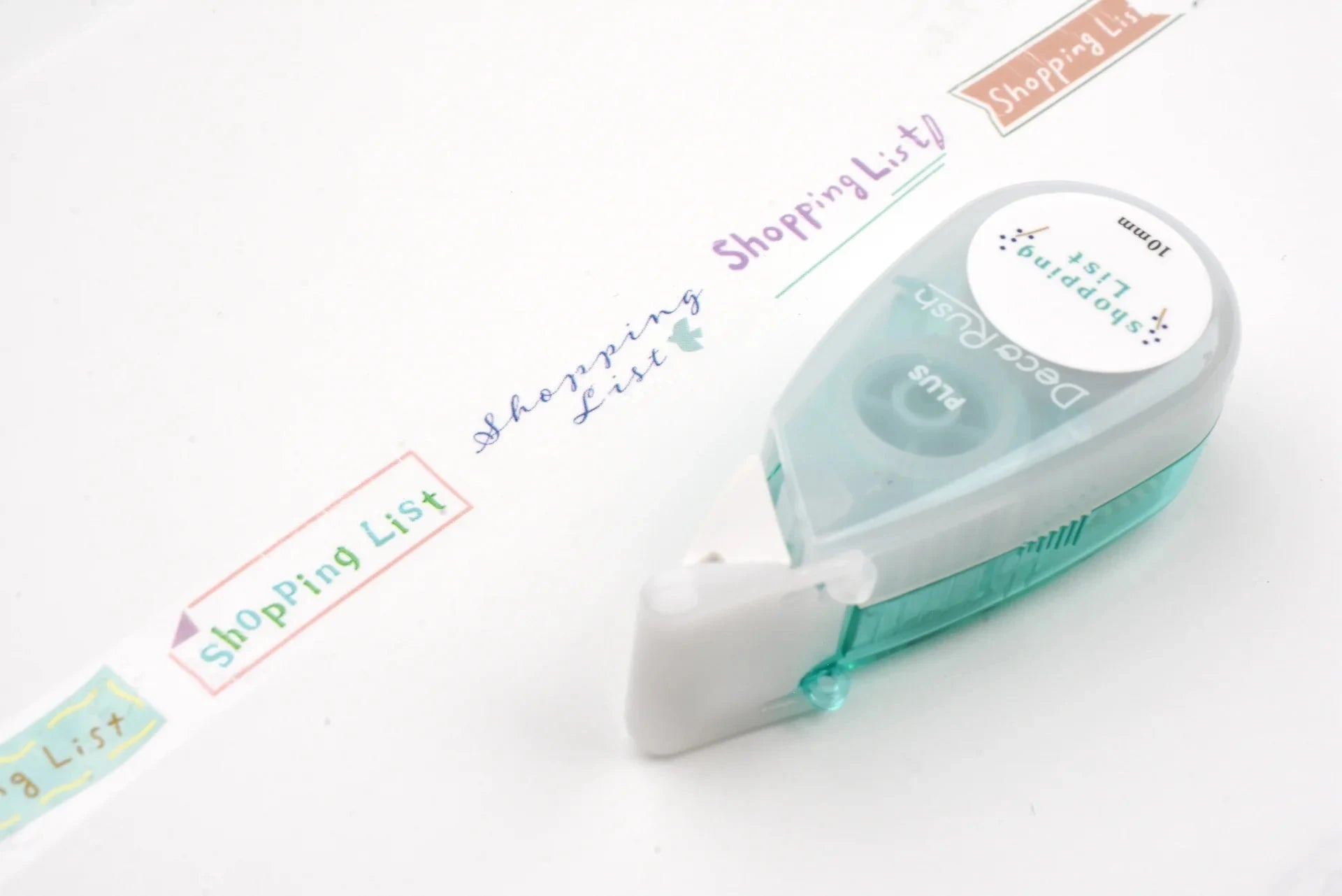 PLUS Deco Rush Topic Tape - Limited Edition Tools & Accessories PLUS Shopping List 