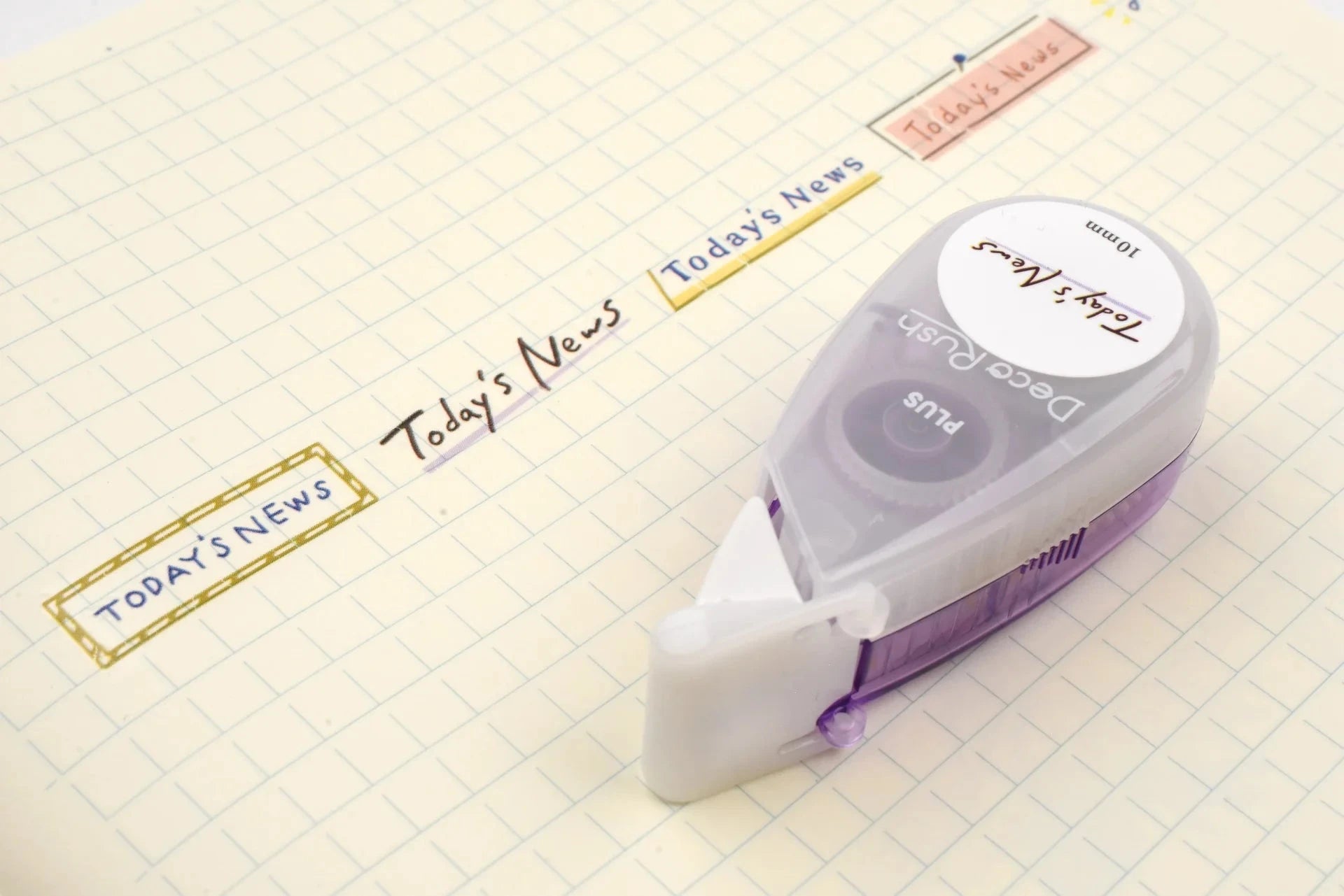 PLUS Deco Rush Topic Tape - Limited Edition Tools & Accessories PLUS Today's News 