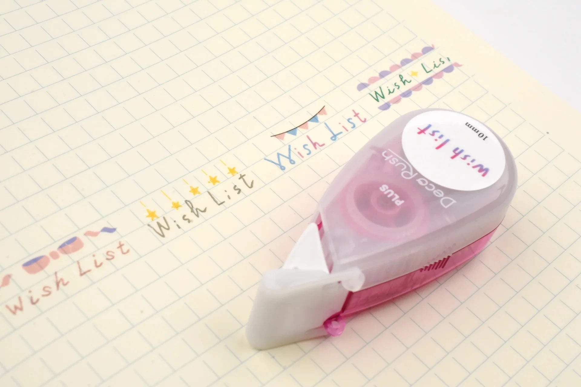 PLUS Deco Rush Topic Tape - Limited Edition Tools & Accessories PLUS Wish List 