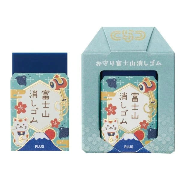 PLUS Air-In Mount Fuji Eraser Omamori Series Tools & Accessories PLUS Maneki-neko 