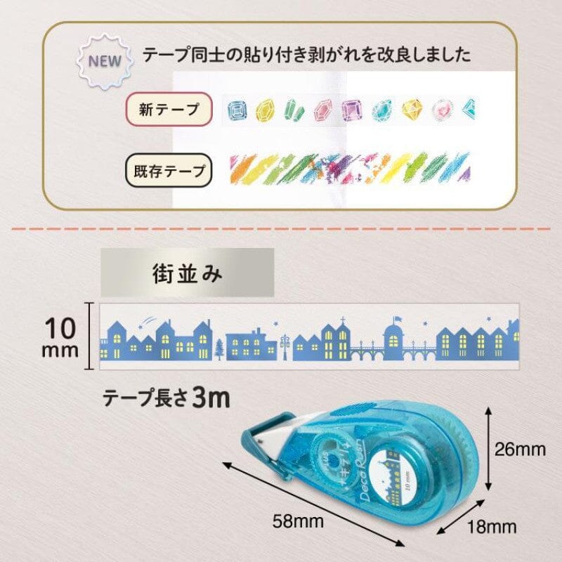 PLUS Deco Rush Decoration Tape - Limited Edition - City Scape Tools & Accessories PLUS 