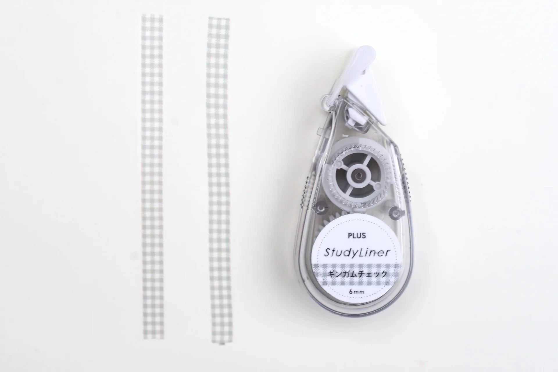 PLUS Study Liner Tape, 6mm Tools & Accessories PLUS Gingham 