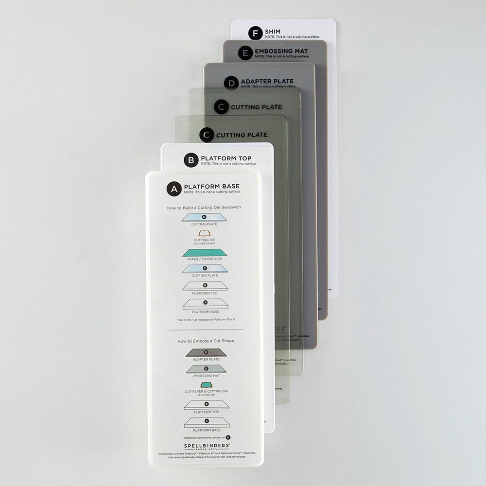 Simon Hurley create. Spellbinders Black Platinum Scout Die & Embossing Machine Tools & Accessories Simon Hurley 