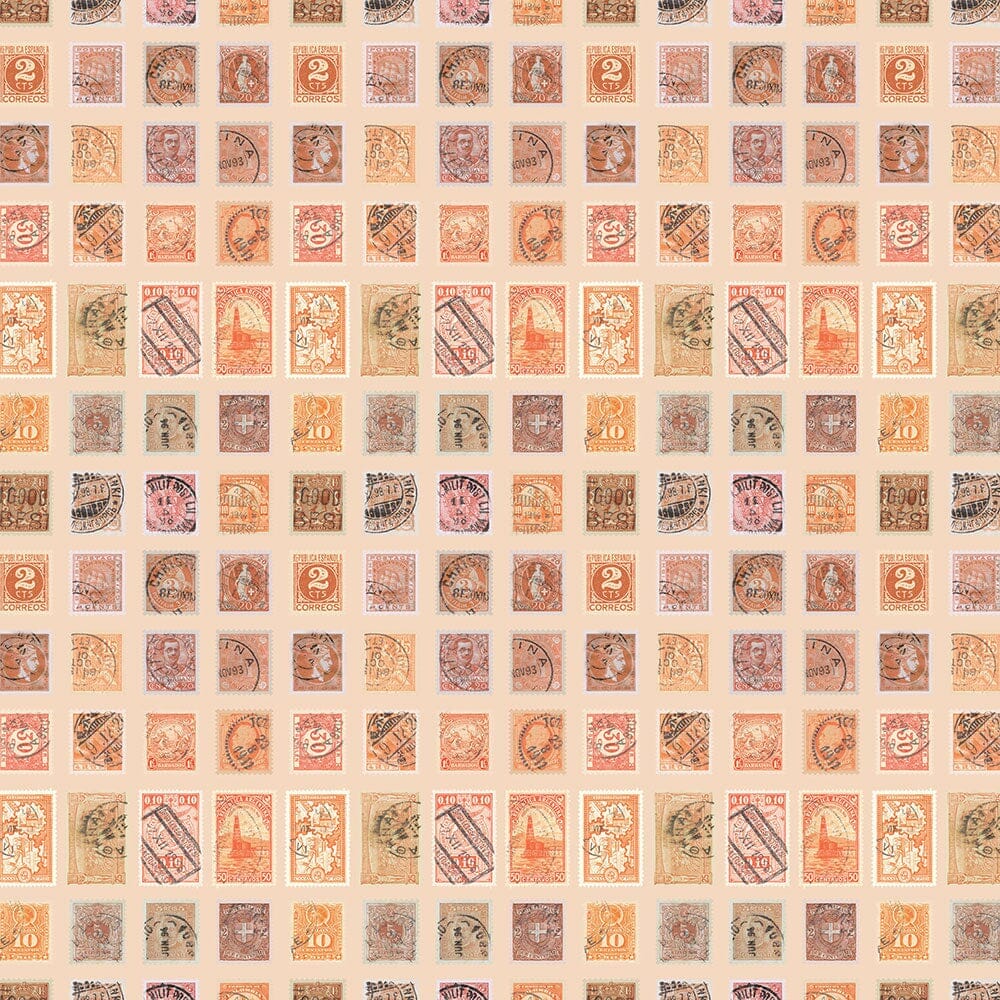 Tim Holtz Eclectic Elements Pre-Cut Fat Quarters FreeSpirit Fabrics, Orange Fabric Tim Holtz Other 
