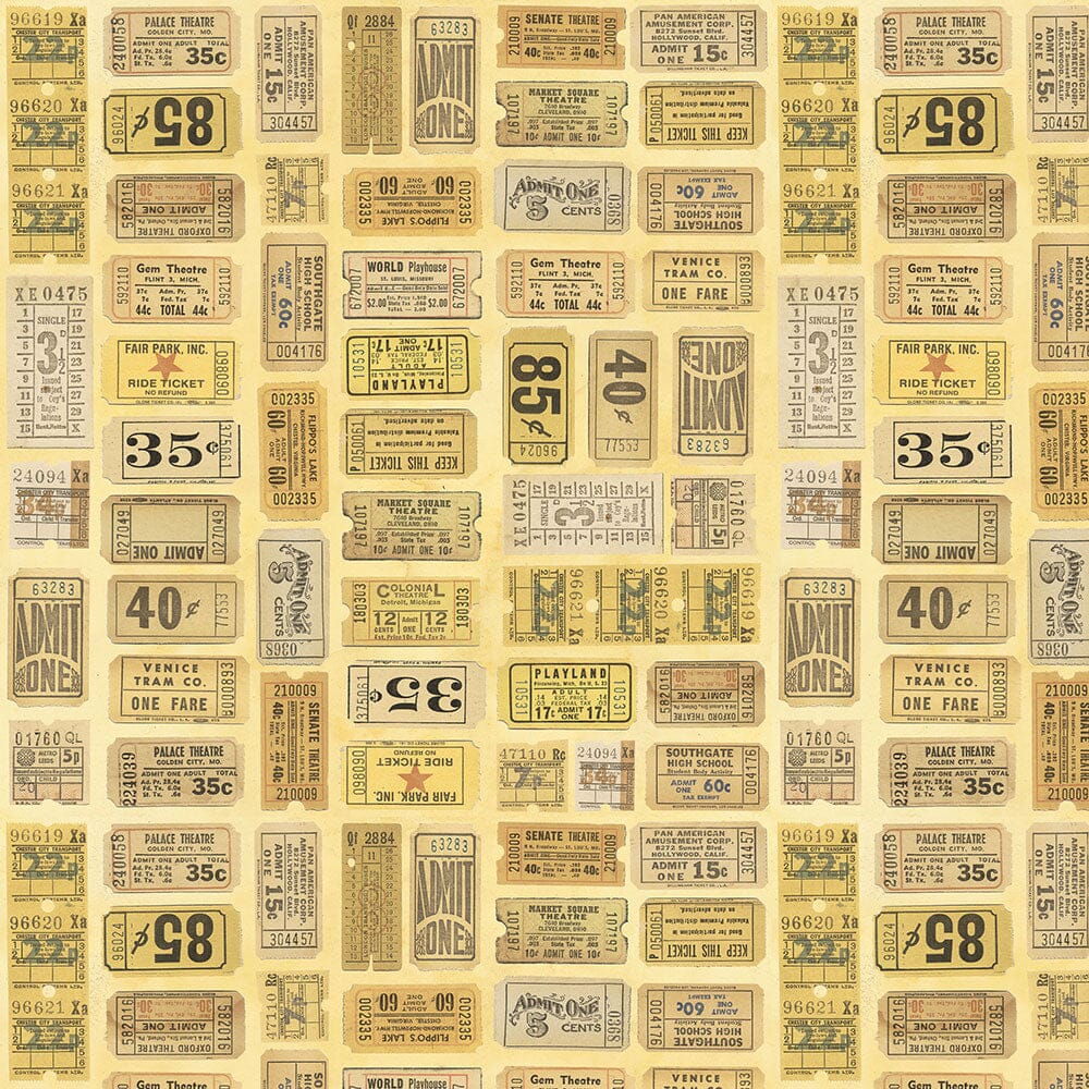 Tim Holtz Eclectic Elements Pre-Cut Fat Quarters FreeSpirit Fabrics, Yellow Fabric Tim Holtz Other 