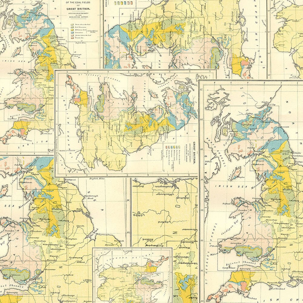 Tim Holtz Eclectic Elements Pre-Cut Fat Quarters FreeSpirit Fabrics, Yellow Fabric Tim Holtz Other 