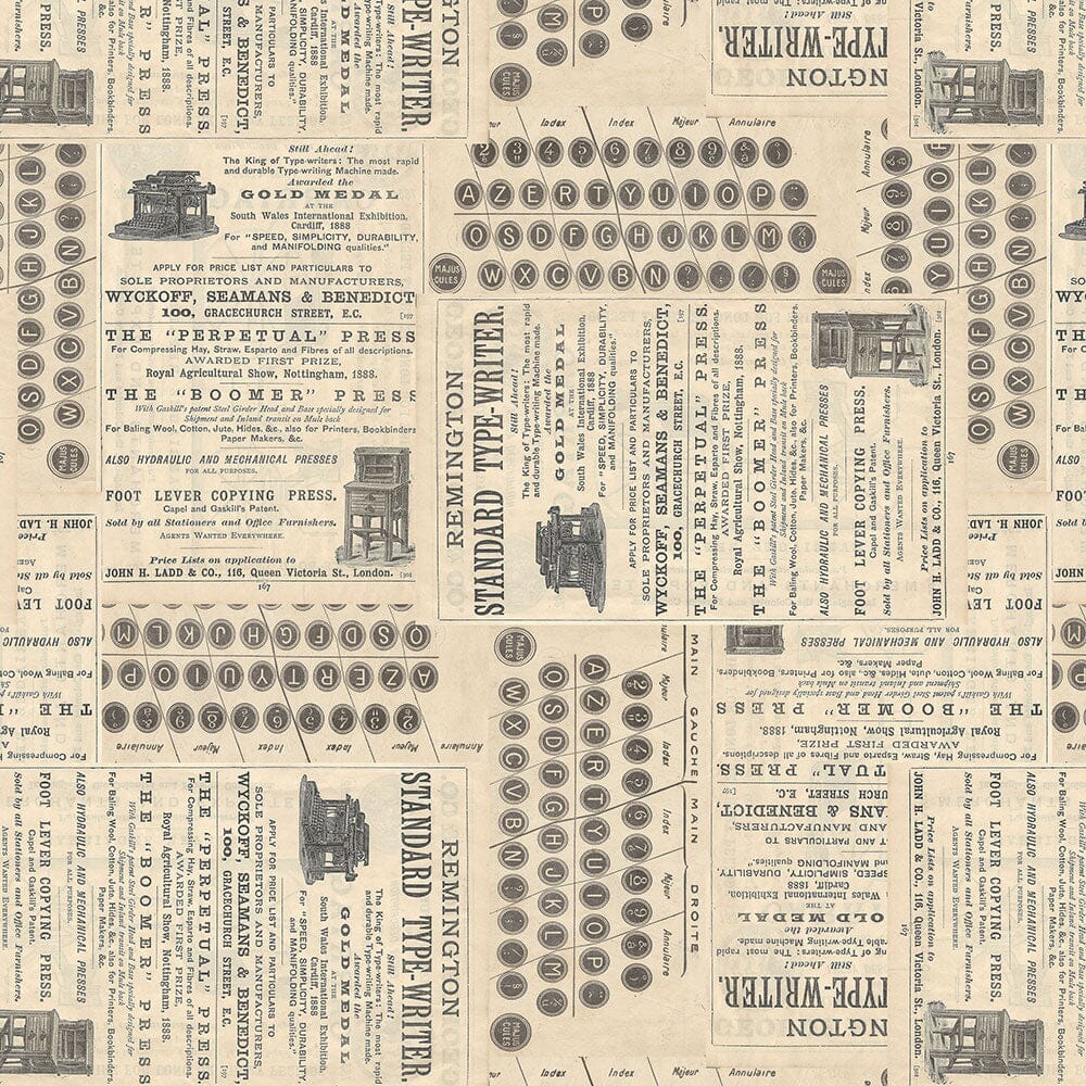 Tim Holtz Eclectic Elements Pre-Cut Fat Quarters FreeSpirit Fabrics, Neutral Fabric Tim Holtz Other 