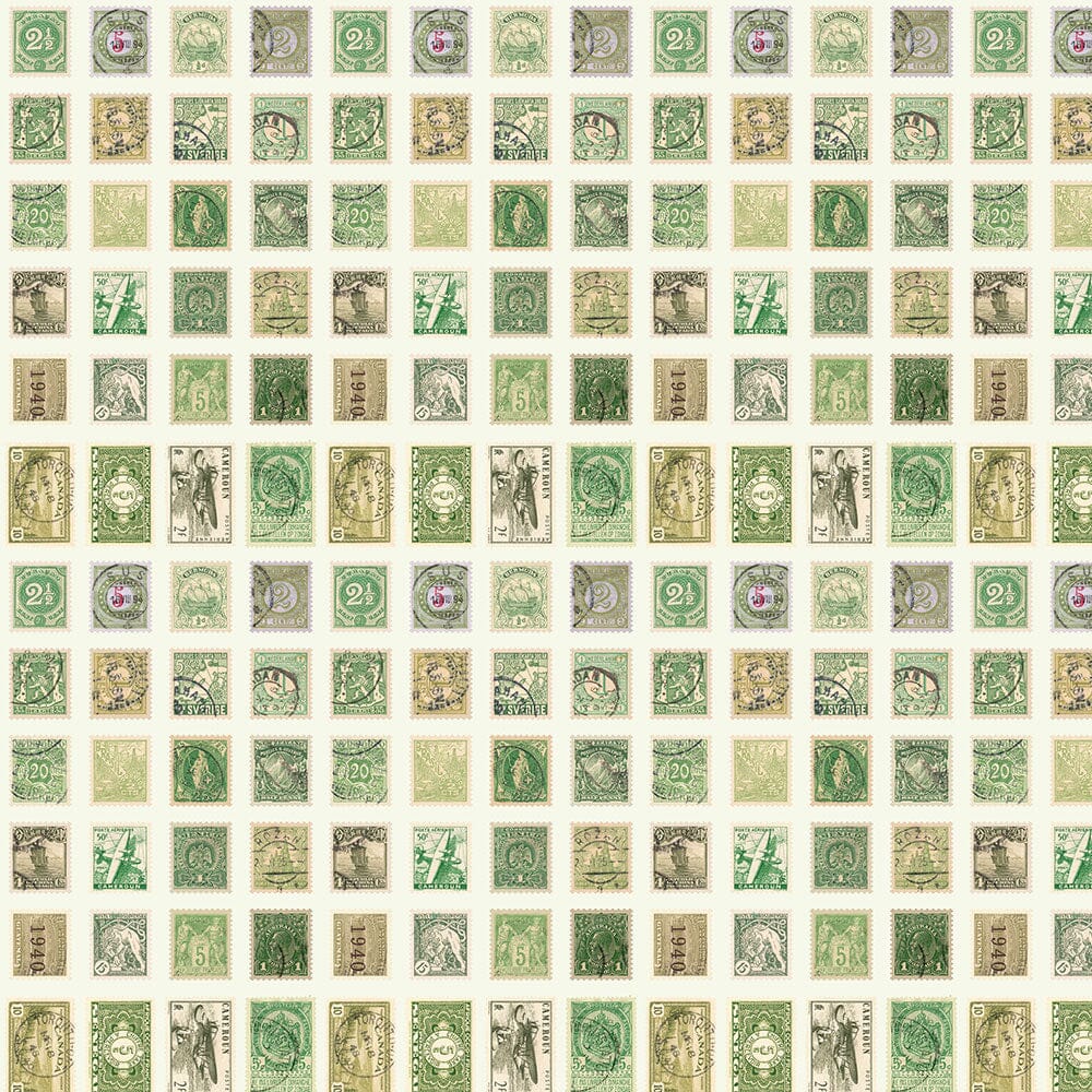 Tim Holtz Eclectic Elements Pre-Cut Fat Quarters FreeSpirit Fabrics, Green Fabric Tim Holtz Other 