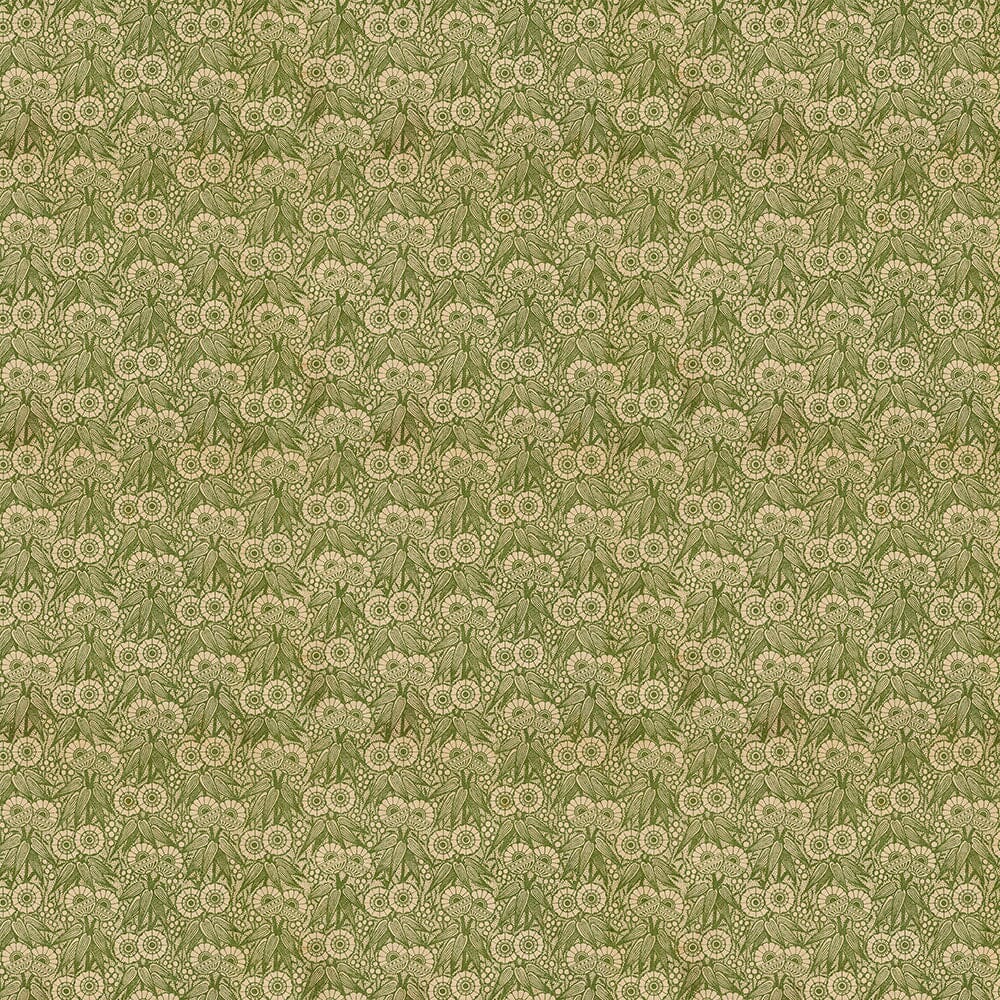 Tim Holtz Eclectic Elements Pre-Cut Fat Quarters FreeSpirit Fabrics, Green Fabric Tim Holtz Other 