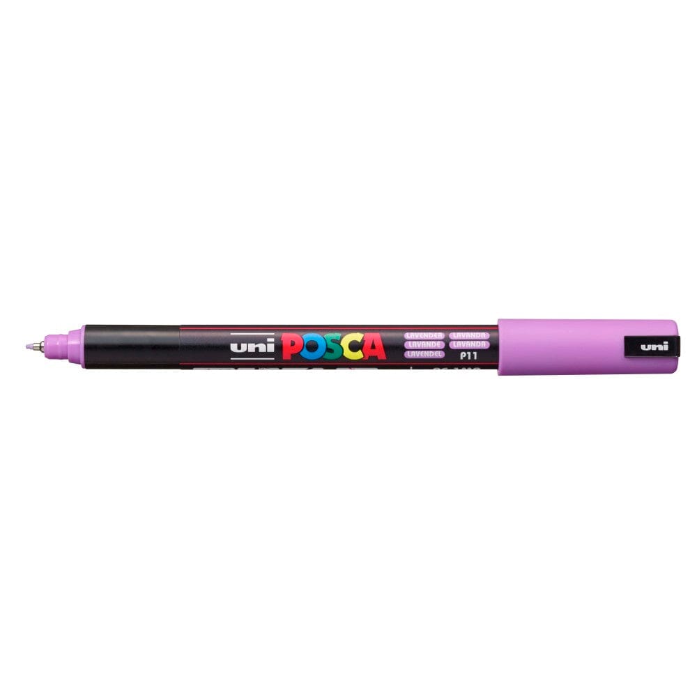 Uni Posca Paint Pen, Ultra-Fine Tip Lavender 1MR Writing & Coloring Posca 