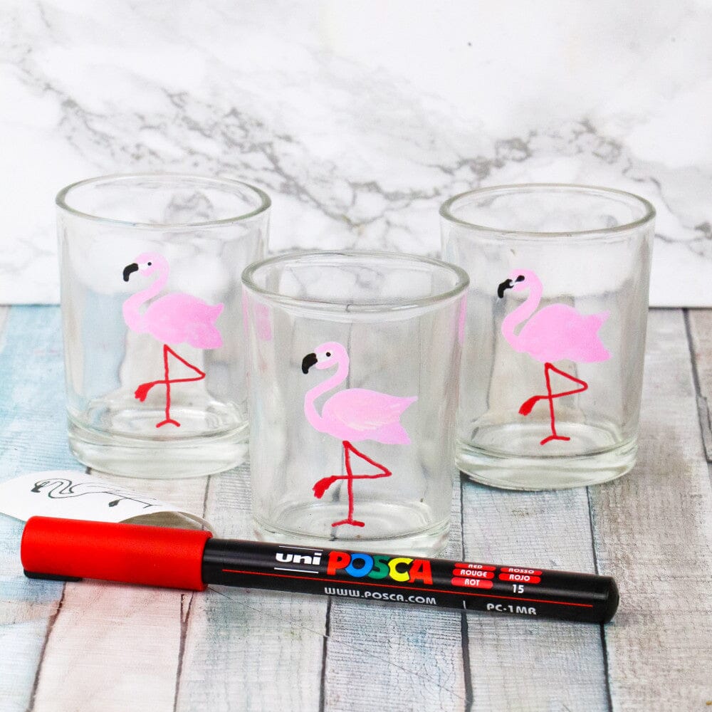 Uni Posca Paint Pen, Ultra-Fine Tip Red 1MR Writing & Coloring Posca 