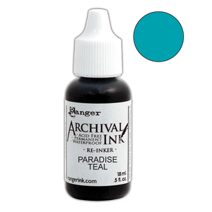 Ranger Archival Vermillion Red Permanent Dye Ink Stamp Pad & Re...